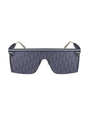 Christian Dior DiorClub M1U 31B8 Shield Sunglasses Logo Lens Oversized